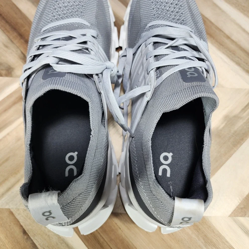 On Cloudswift 3 Men's Road Running Shoes Size 10 Alloy Glacier Gray Lace Up